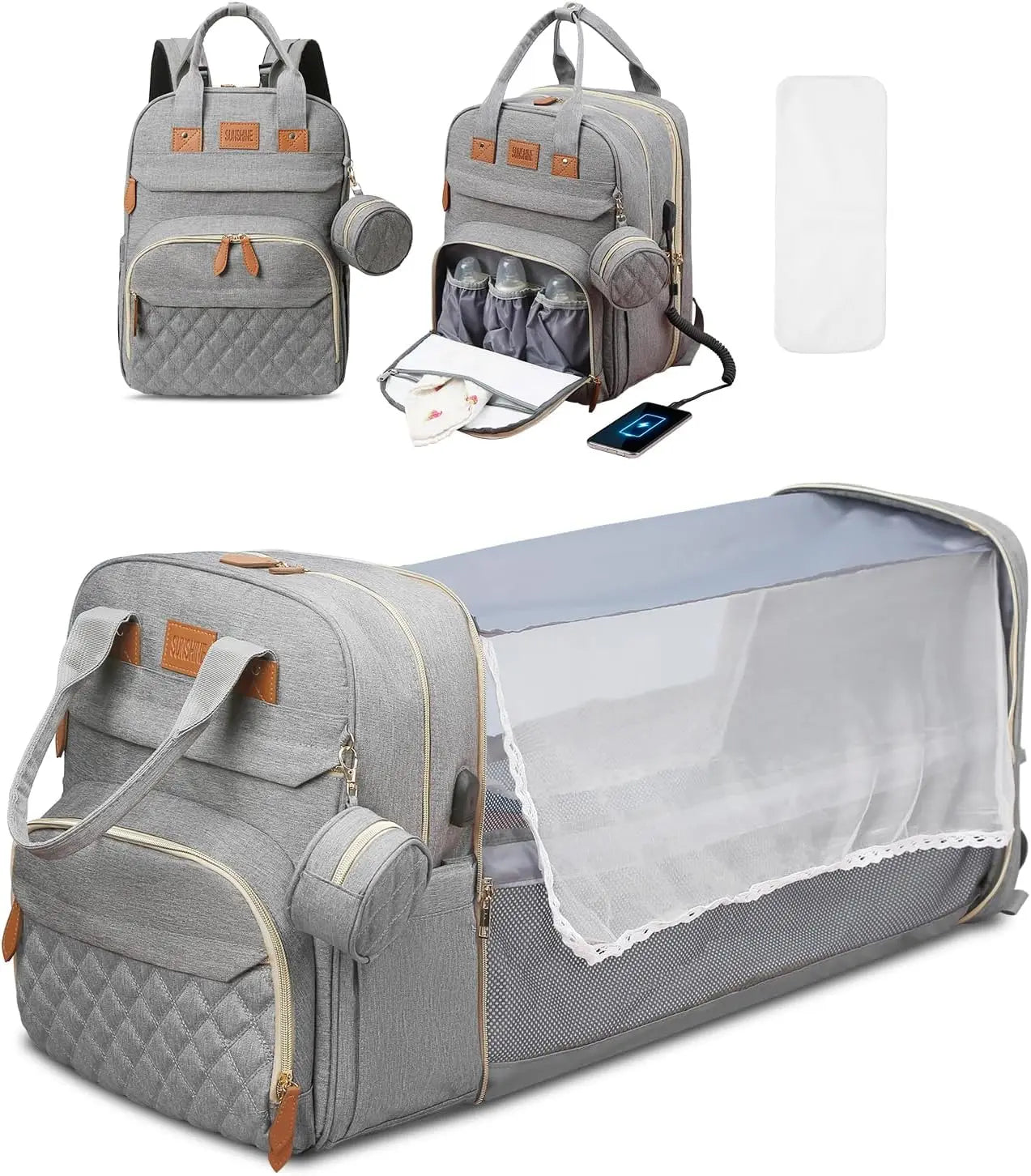 HavenPack™ 3-in-1 Travel Diaper Backpack