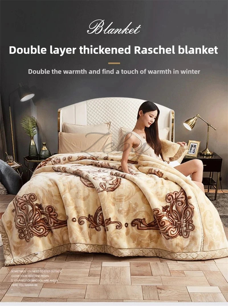 ArdenLuxe™ Royal Raschel Blanket
