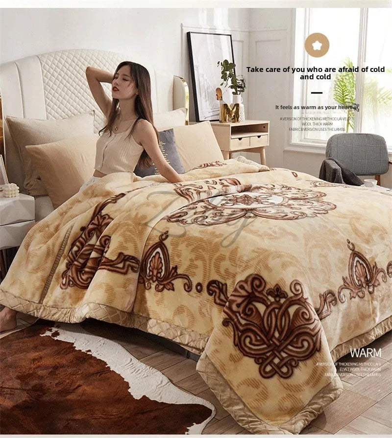 ArdenLuxe™ Royal Raschel Blanket