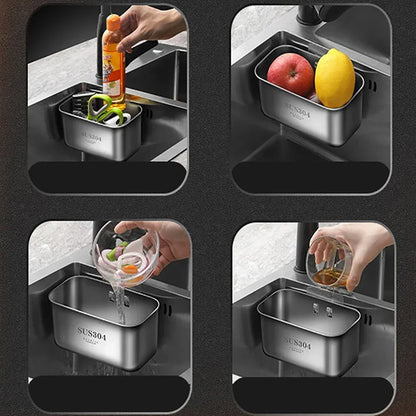 EcoCatch™ Stainless Steel Sink Basket