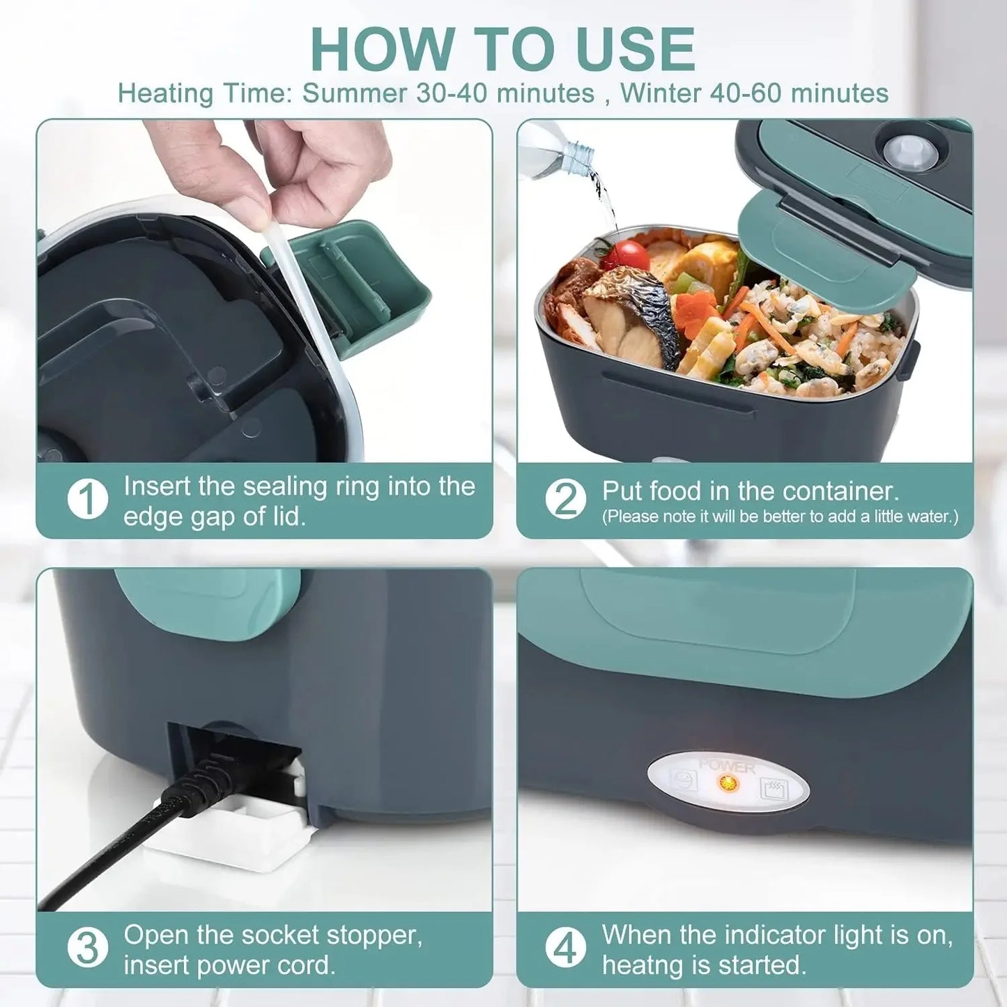 HeatMate™ Electric Lunch Box