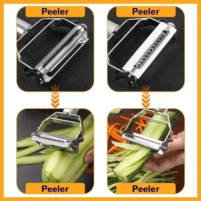 VeggieMaster 2-in-1 Peeler & Slicer