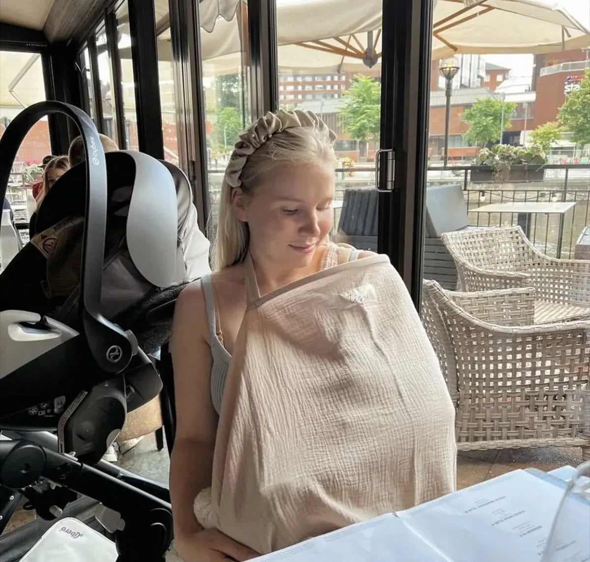 Xale de musselina MumEase Comfort