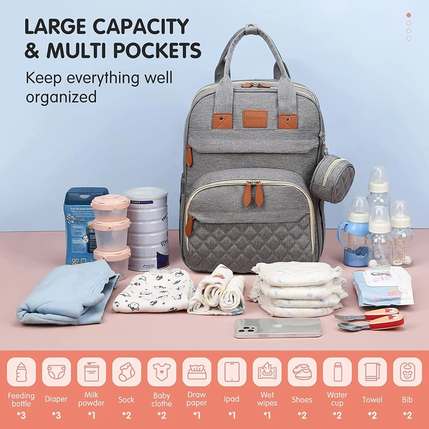 HavenPack™ 3-in-1 Travel Diaper Backpack