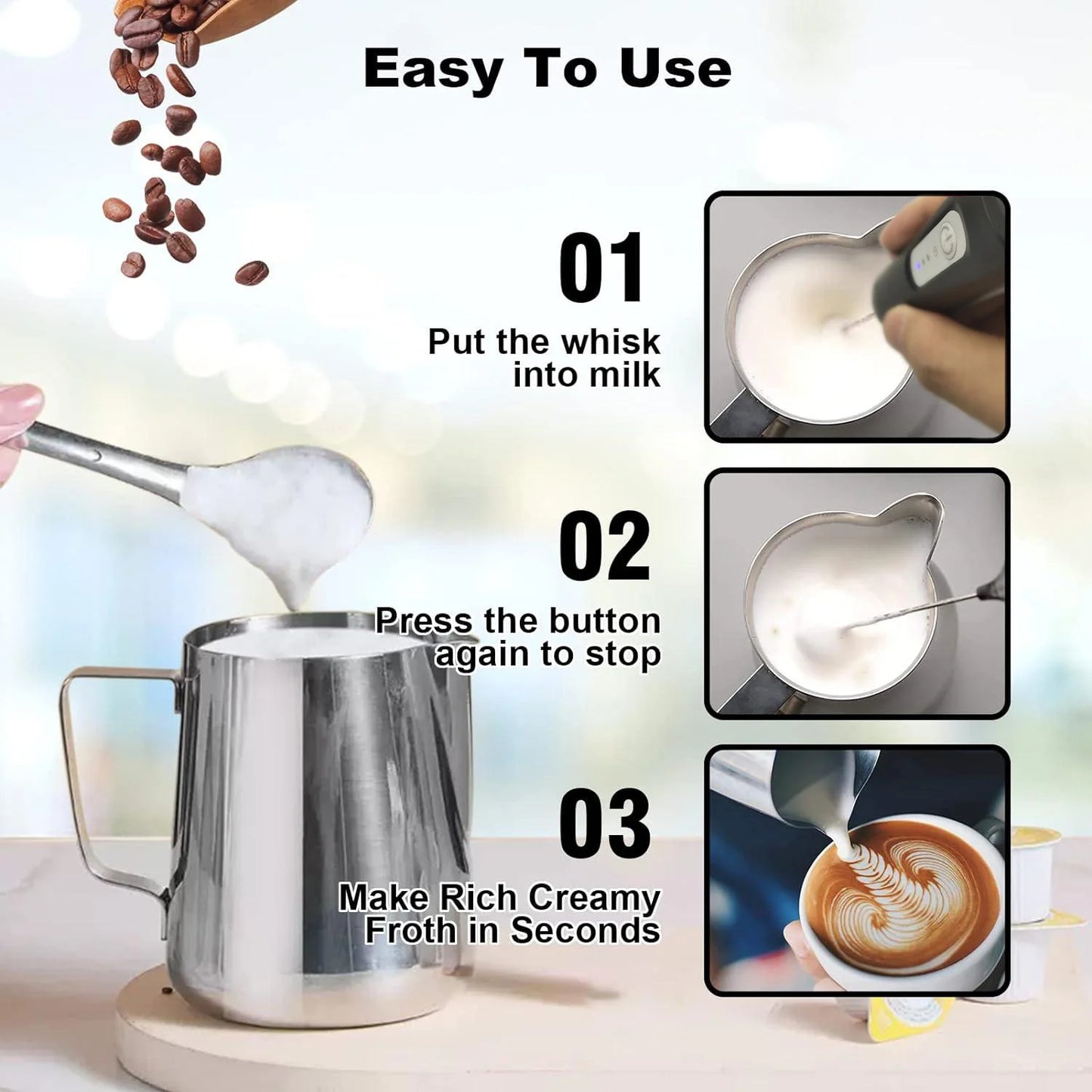 CafeEase Milk Frother
