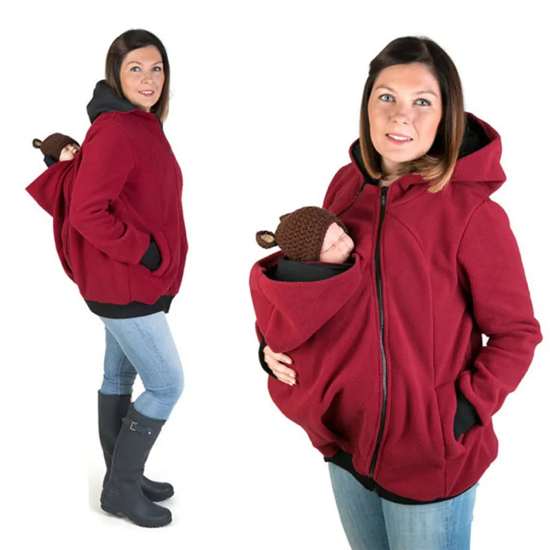 KangaCozy™ 3-in-1 Mummy & Baby Hoodie